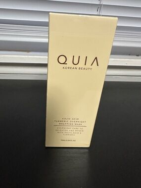 Quia Korean Beauty Turmeric Overnight Wrapping Mask